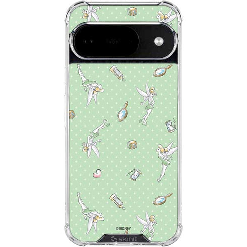 Disney Tinker Bell Trinkets Pattern Google Pixel 10 Clear Case